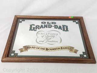 Old Grand-Dad Mirrored Bourbon Sign