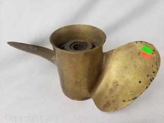 Brass 13" Outboard Motor Propellor
