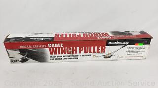 Haul Master 4000LB Cable Winch Puller 