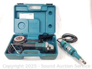 Makita 6mm Die Grinder & Angle Grinder Kit 