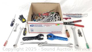 Assorted Wrenches, Screwdrivers
