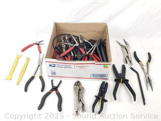Assorted Specialty Pliers, Vise Grips