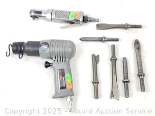Craftsman Air Hammer w/Bits & 1/4" Air Ratchet 