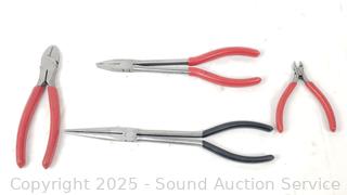 4 Snap-On Pliers & Wire Cutters 