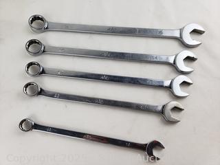5 Mac Tools Metric Open & Box End Wrenches 