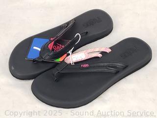 Women's Flojos Memory Foam Strap Sandals S:7