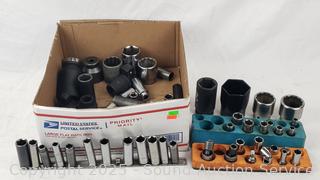 Assorted SAE & MM Sockets 