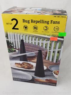 2 Cordless Bug Repelling Fans 