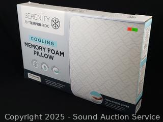Serenity by Tempur-Pedic Cooling Gel Memory Foam Pillow 