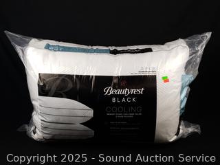 2 Beautyrest Memory Fiber Fill S/Q Pillows 