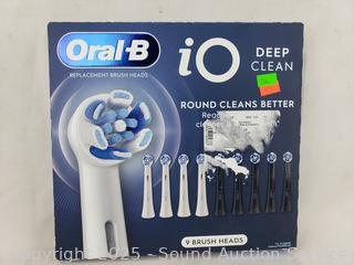8pk Oral-B iO Deep Clean Replacement Brush Heads