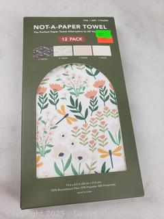 12pk Not-A-Paper-Towel Washcloths 