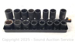 Impact Metric Deep Well & Standard Sockets w/Rails  