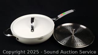 Tramontina 5qt12" Multipurpose Pan w/Steamer Insert