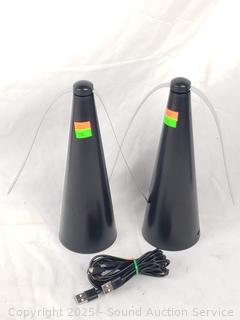 2 Cordless Bug Repelling Fans 