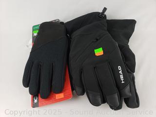 Men's Head Touchscreen Gloves & Spyder Gloves S:XL