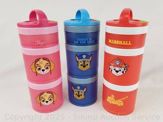 3 Whiskware Kids Snack Stack Containers 
