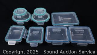 9pc Snapware Pyrex Glass Food Storage Containers w/9 Lids 