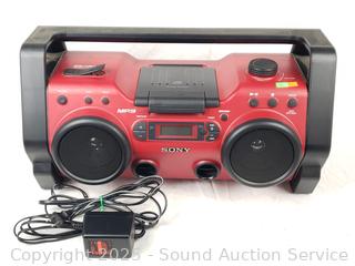 Sony 25-H10CP Heavy Duty CD Player/Radio/MP3 Boombox 