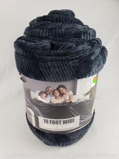 Life Comfort Plush 10ft x 10ft Family Blanket 