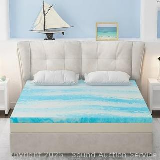 Twin 3" Gellux Memory Foam Mattress Topper 