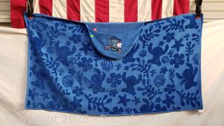 Disney Stitch Child's Hooded Towel