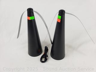 2 Cordless Outdoor Bug Repelling Fans 