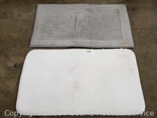 2 Memory Foam Bathmats
