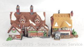 2 Dept.56 Porcelain Dicken's Village Buildings