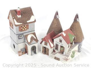 2 Dept. 56 Porcelain Dicken's Village Buildings