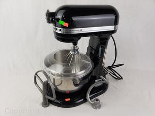 KitchenAid Countertop Mixer w/3 Attachments& Spill Guard
