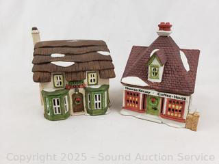 2 Dept. 56 Porcelain Dicken's Village Buildings