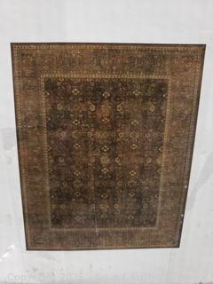 Ruggable Washable 8ft x 10ft Rug & Non-Slip Pad