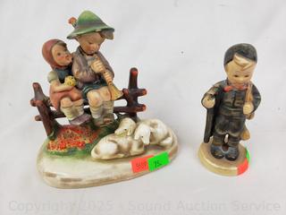 TMK-2 Hummel "On Our Way" & "Chimney" Sweep Porcelain Figure