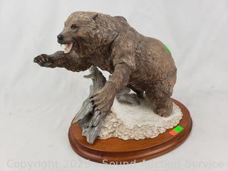 1988 Franklin Mint Hand Painted "Franklin Mint" Sculpture