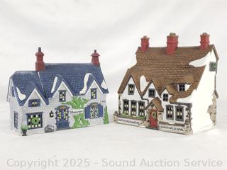 2 Dept. 56 Porcelain Village Buildings