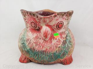 Terracotta Bird Planter Potter
