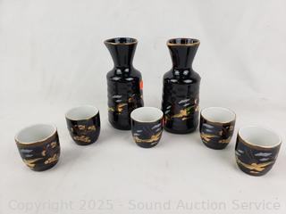 7pc Matching Sake Set 