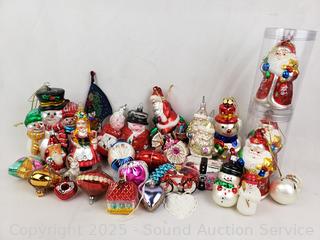 Assorted Old World Glass Ornaments