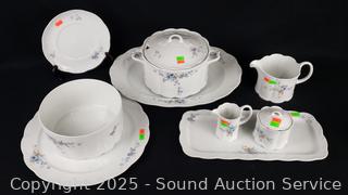 9pc Rosenthal "Classic Rose" Fine China Serving Dishes 