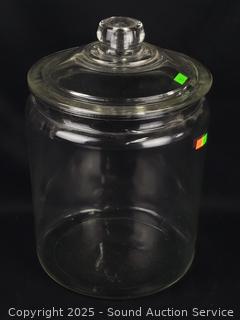 Glass Canister w/Lid 