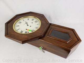Daneker Pendulum Mechanical Wall Clock - Parts/Repair 