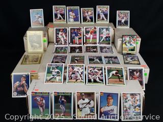 6 Boxes of Assorted Baseball & 1 Basketball Sports Trading Cards