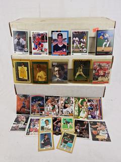 3 Boxes of Assorted Mixed Date & Sports Trading Cards 
