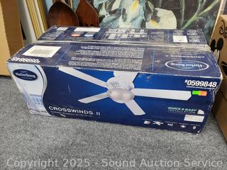 Harbor Breeze Crosswinds II White 52" Ceiling Fan 