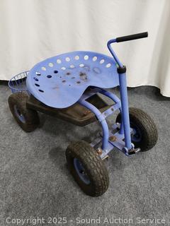 Tractor Seat Yard/Garden Cart 