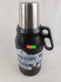 Manna 64oz Insulated Steel Jug w/4 Cup Lid