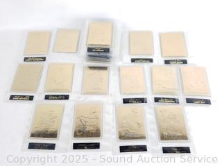 28ct 1990's MLB Award Winners Gold Training Cards 