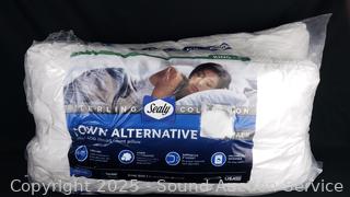 2pk Sealy King Down Alternative 400TC Pillows 