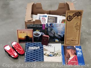 Assorted Travel Ephemera, Pamphlets, Maps, Souvenirs